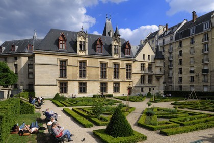 France, Paris, hôtel de Sens, head office .of the Forney Library in the Marais District