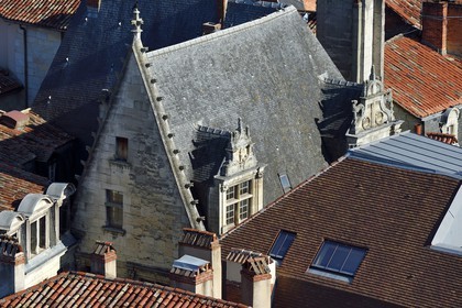 France, Dordogne (24), Périgord Blanc, Périgueux, l'hotel particulier Maison Estignard au bout de la rue de la Miséricorde