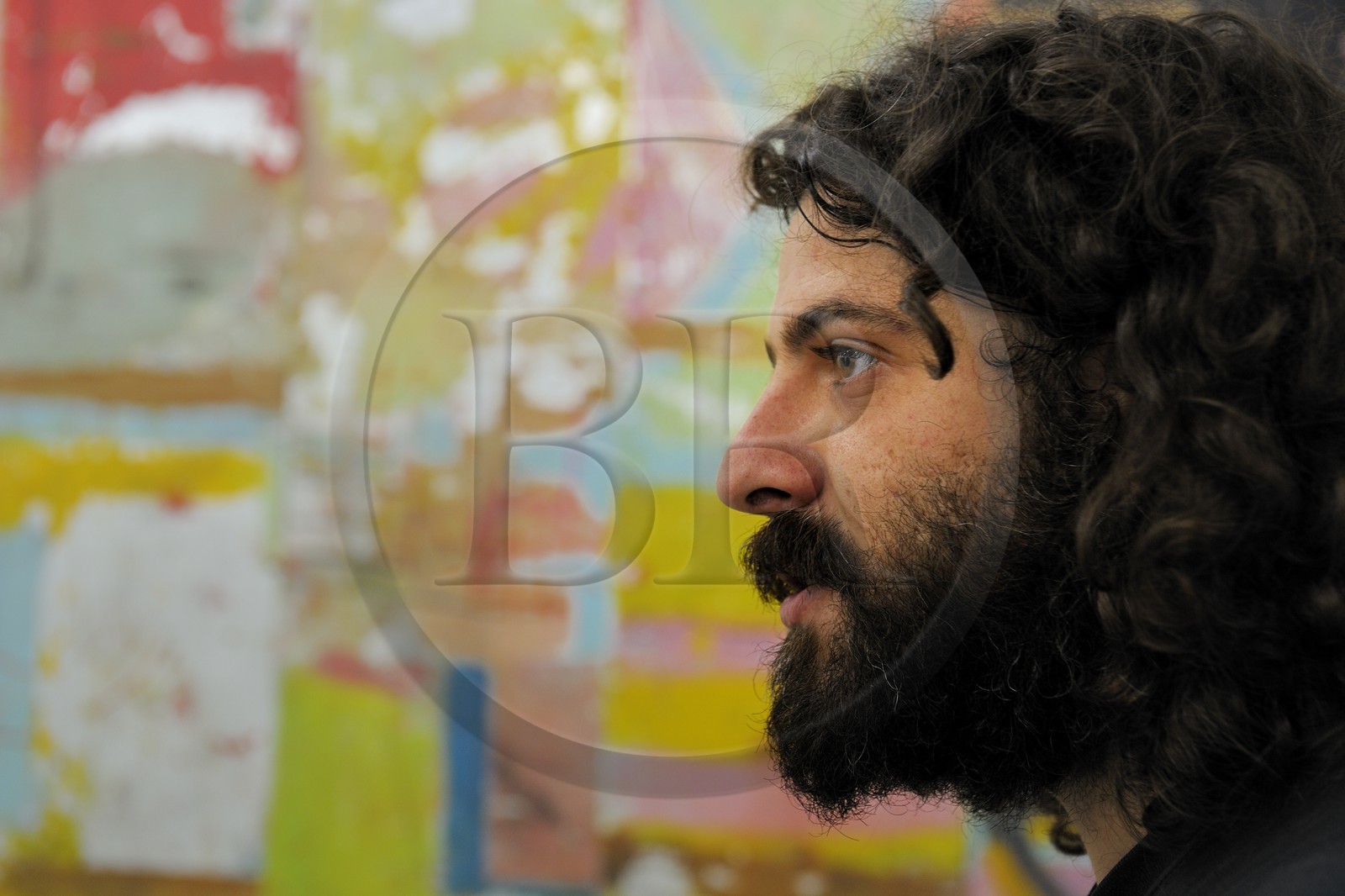 Portugal, région du Minho, Guimaraes, CAA (Center for Arts & Architecture), Pedro Bastos, réalisateur, peintre ... se définit lui-même comme un artiste Renaissance