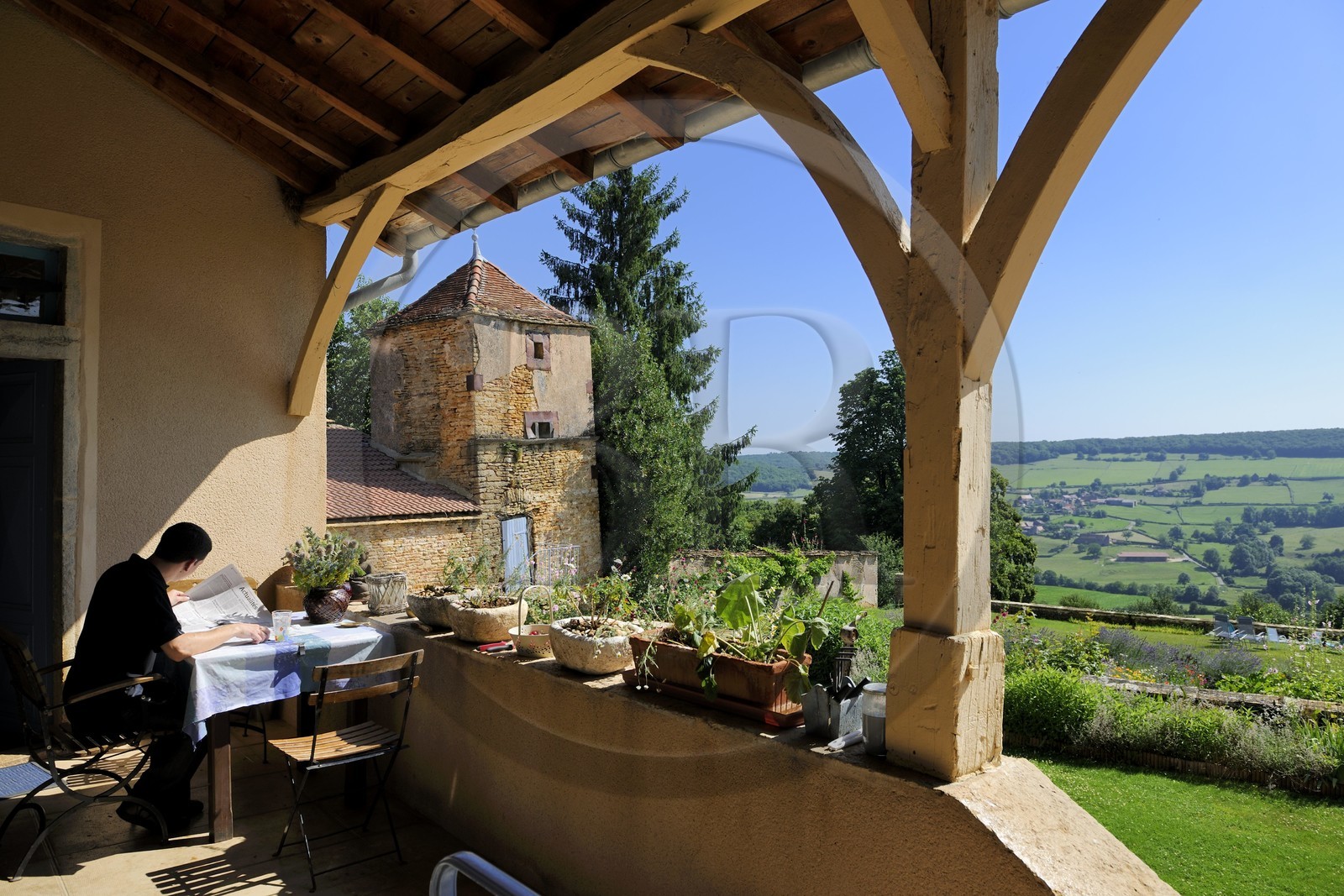 France, Saône et Loire (71), La Vineuse près de Cluny, chambres d'Hôtes de charme A la maîtresse