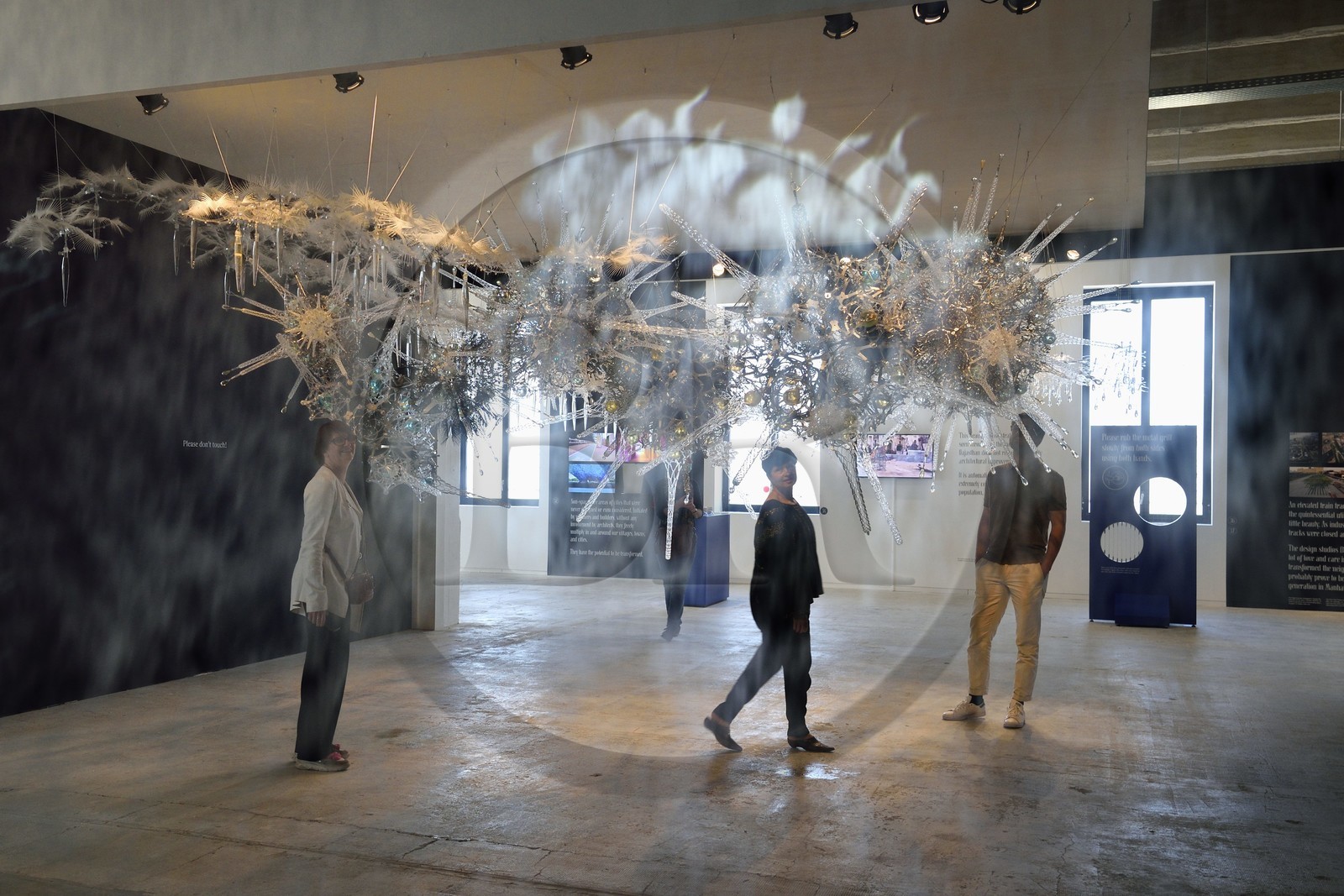 France, Charente (16), Cognac, Fondation d’Entreprise Martell, institution culturelle pluridisciplinaire (art, design et craft, architecture, musique, danse…), exposition Sagmeister & Walsh: Beauty, Liminal Architecture par Philip Beesley   Living Architecture Systems Group