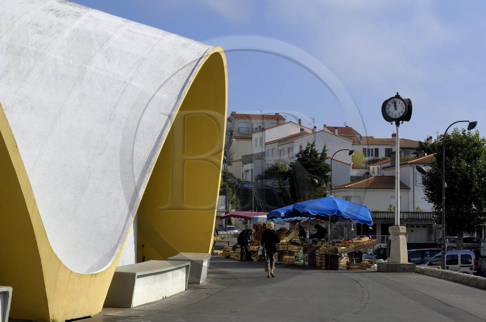France, Charente-Maritime (17), Royan, le marché central