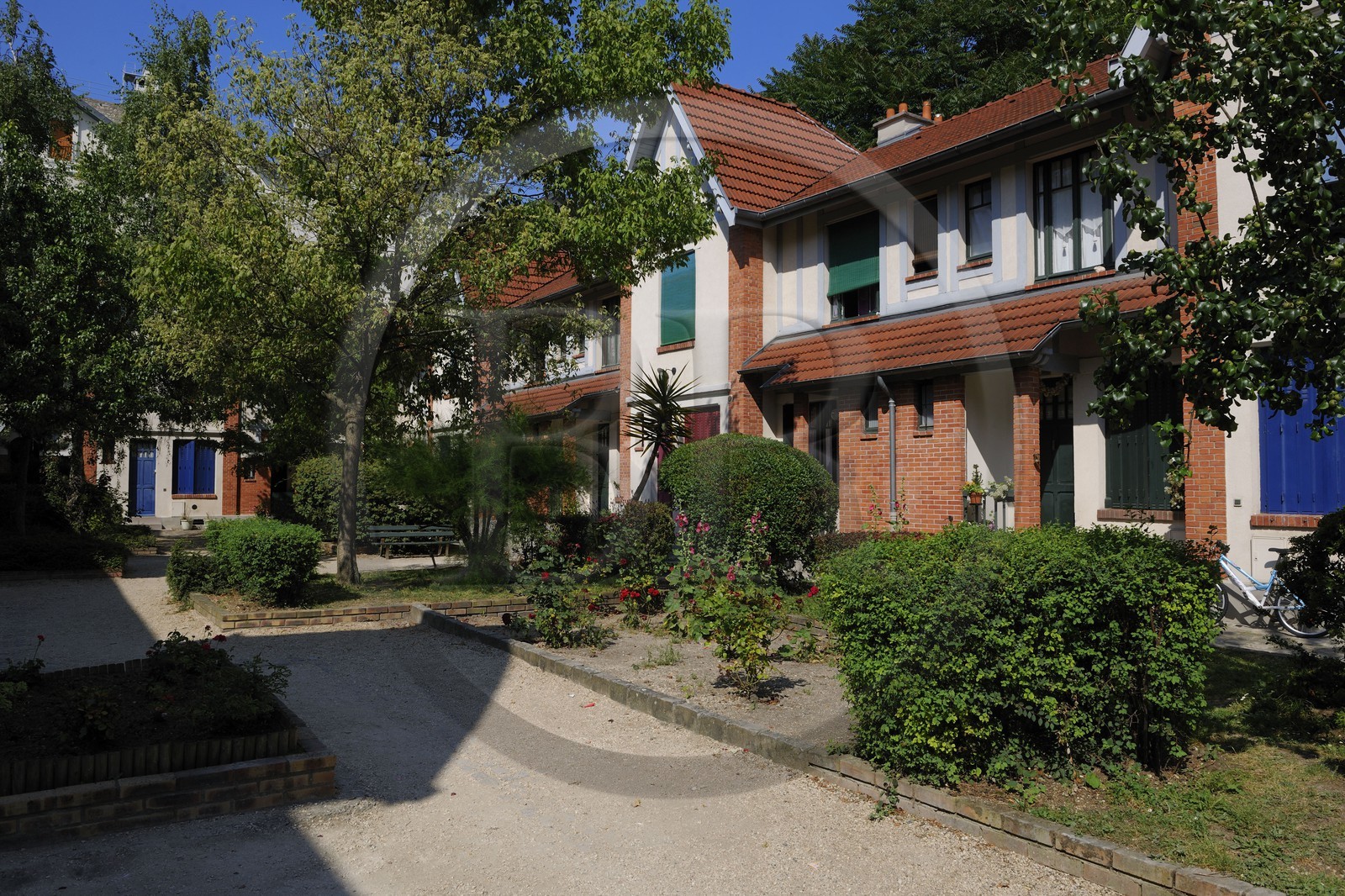 France, Paris (75), quartier de la Butte-aux-Cailles, la Petite Alsace rue Daviel