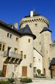 France, Moselle, Manderen, Malbrouck castle