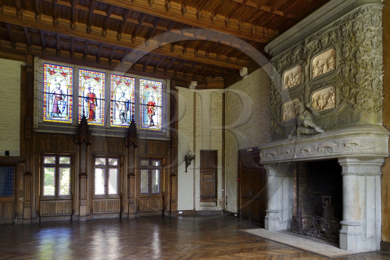 France, Finistere, Keriolet castle near Concarneau