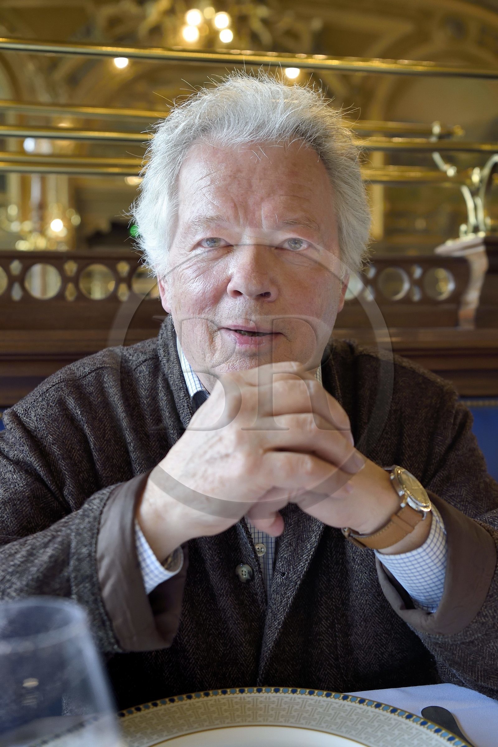 France, Paris (75), gare de Lyon, restaurant Le Train bleu, Gilles Pudlowski