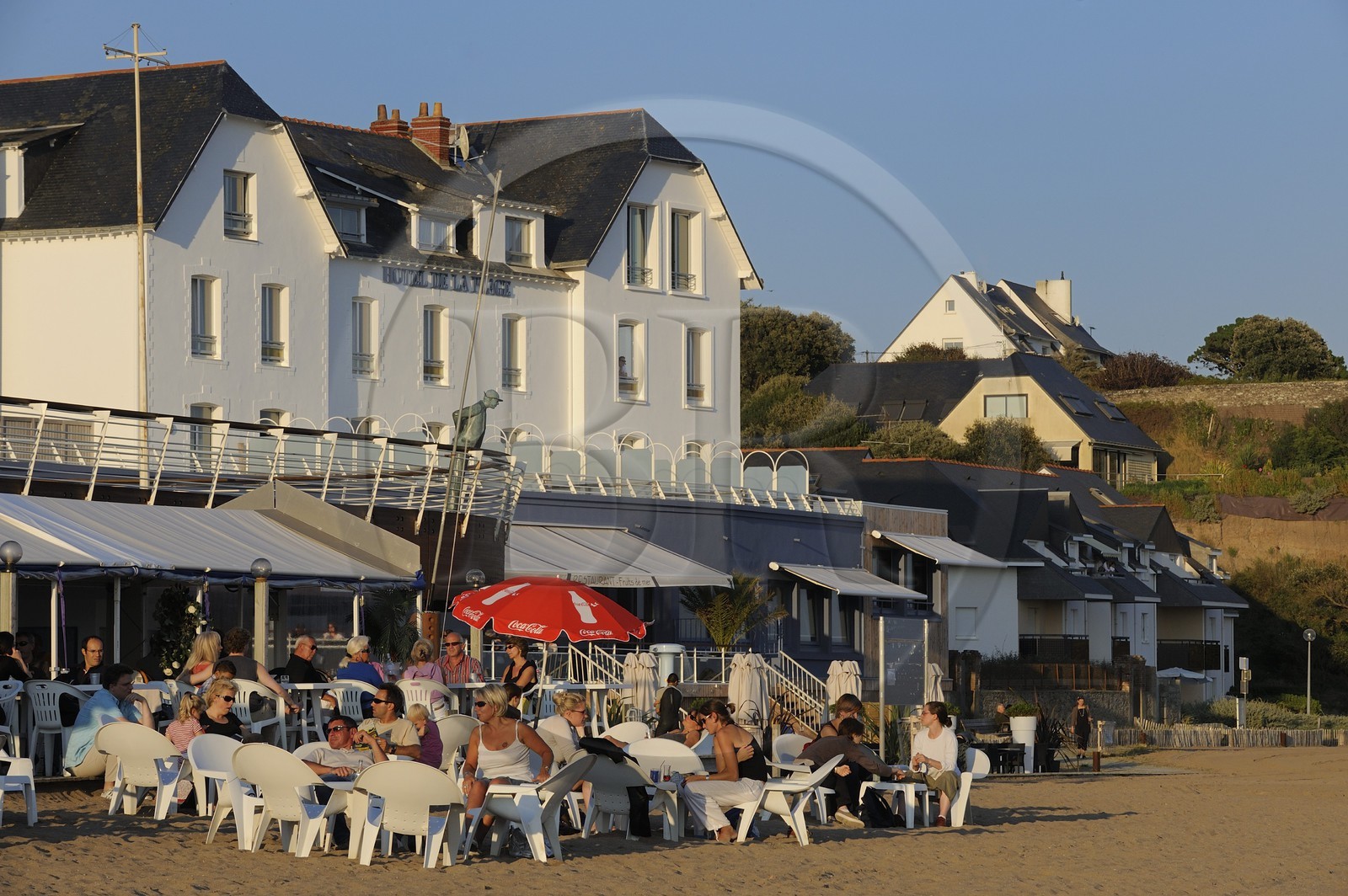 France, Loire-Atlantique (44), Saint-Nazaire, plage de Saint-Marc des vacances de Monsieur Hulot de Jacques Tati