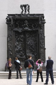 France, Paris (75), le musée Rodin installé dans l' Hotel Biron, la Porte de l'Enfer
