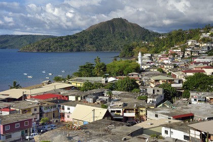France, Mayotte island (French overseas department), Grande-Terre, Sada, the village and its minaret