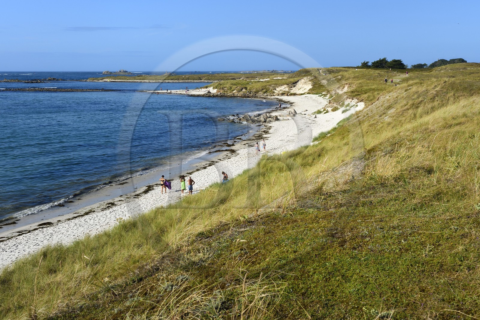 France, Finistère (29), Landeda, les dunes de Sainte-Marguerite