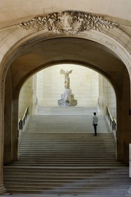 France, Paris (75), Musée du Louvre, la Victoire de Samothrace