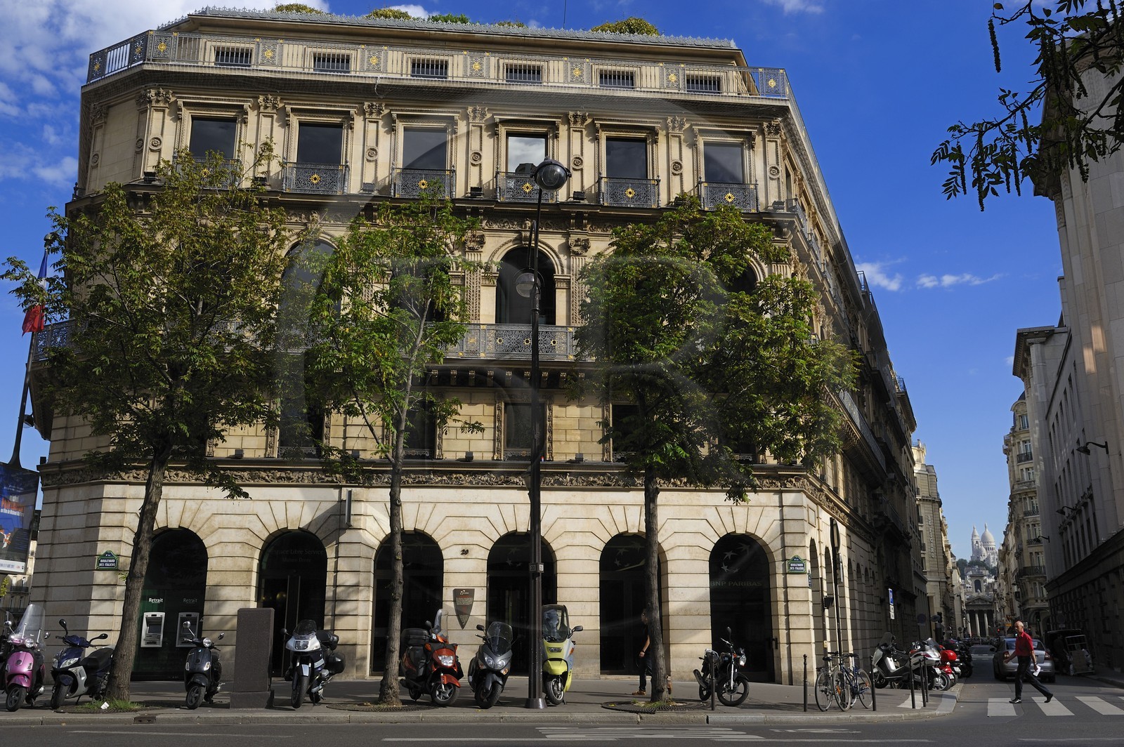 France, Paris (75), la Maison Dorée sur le boulevard des Italiens
