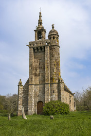 France, Côtes-d'Armor (22), Côte de Granit Rose, Pleumeur-Bodou, la chapelle Saint Samson construite entre 1575 et 1631