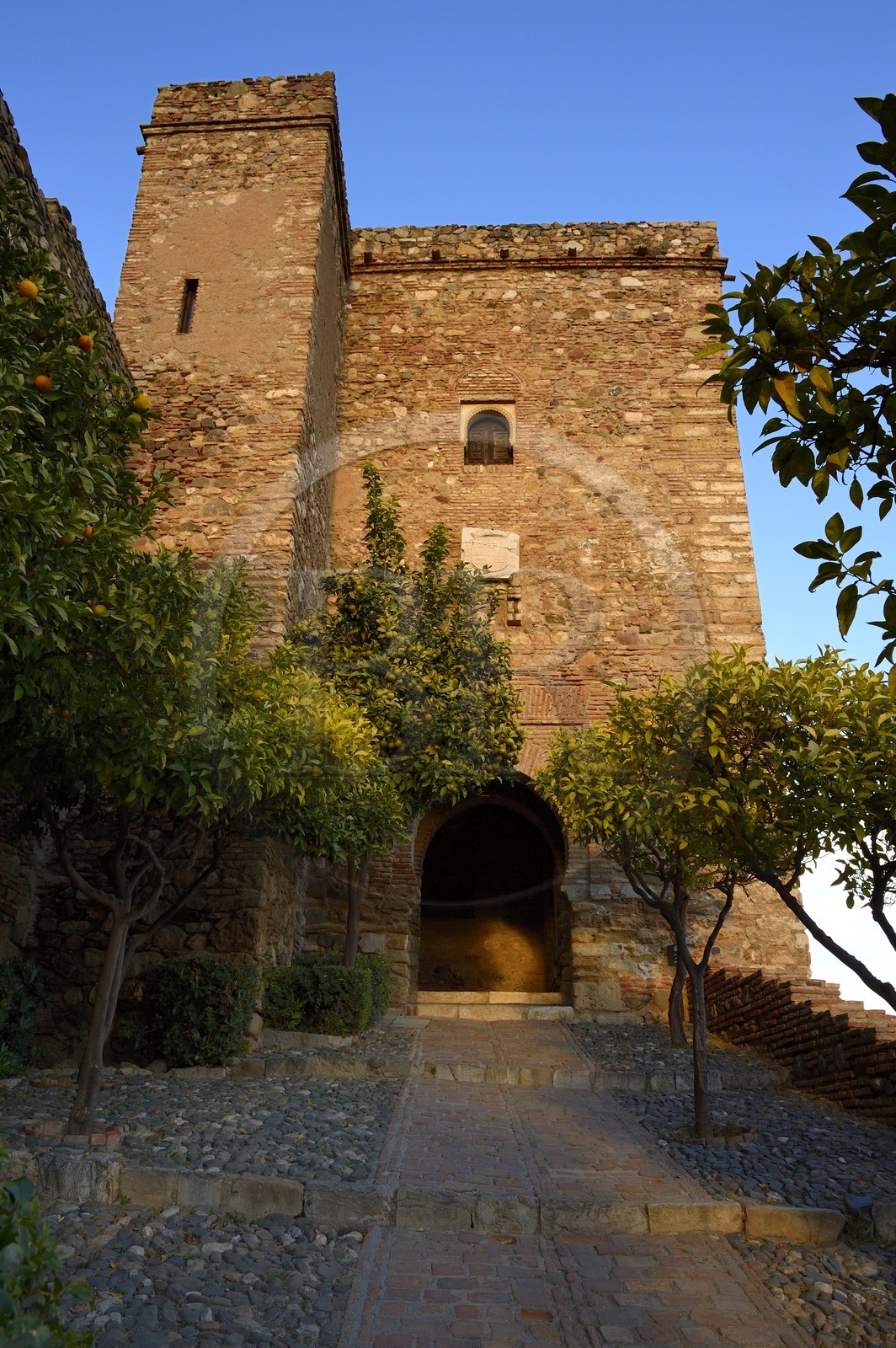 Espagne, Andalousie, Malaga, la Alcazaba, la Tour du Christ