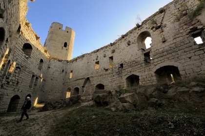 France, Bas-Rhin (67), Barr, château du Haut-Andlau