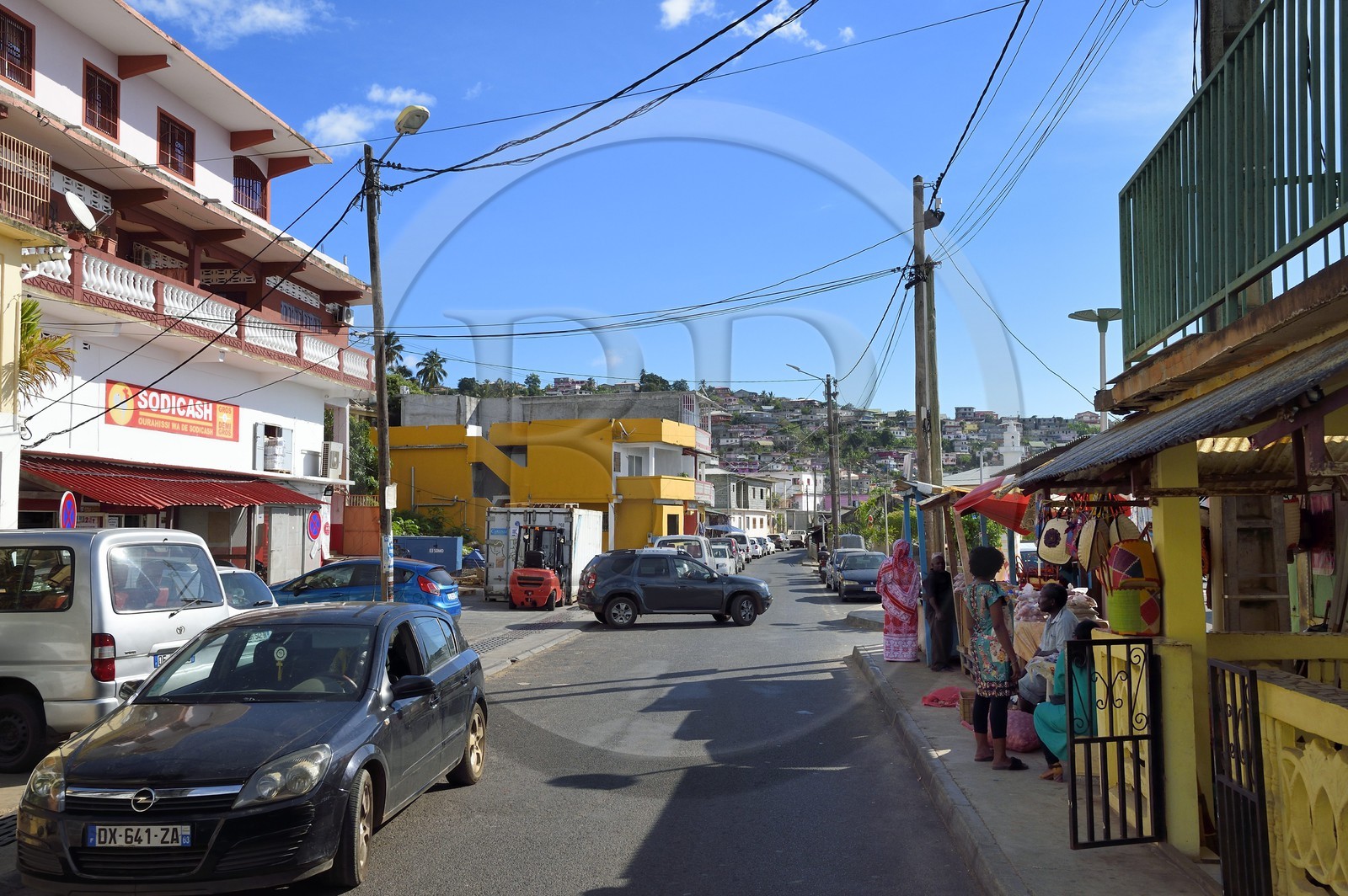 France, Mayotte island (French overseas department), Grande-Terre, Sada, the main road