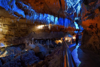France, Dordogne (24), Périgord Noir, la grotte de Tourtoirac