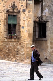 Espagne, Estrémadure, Caceres Plaza de St Maria dans la vieille ville