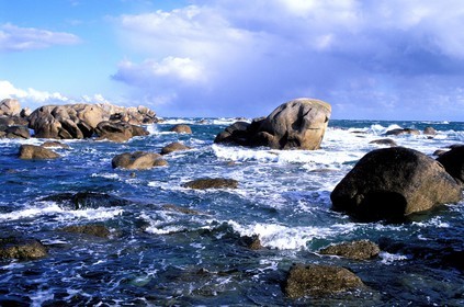 France, Finistère (29), Brignogan-Plages, la Pointe de Pontusval
