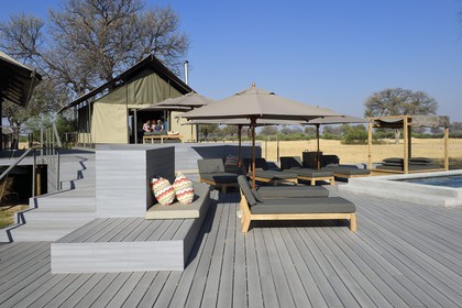 Zimbabwe, province de Matabeleland septentrional, parc national Hwange, Wilderness Safaris Linkwasha Camp