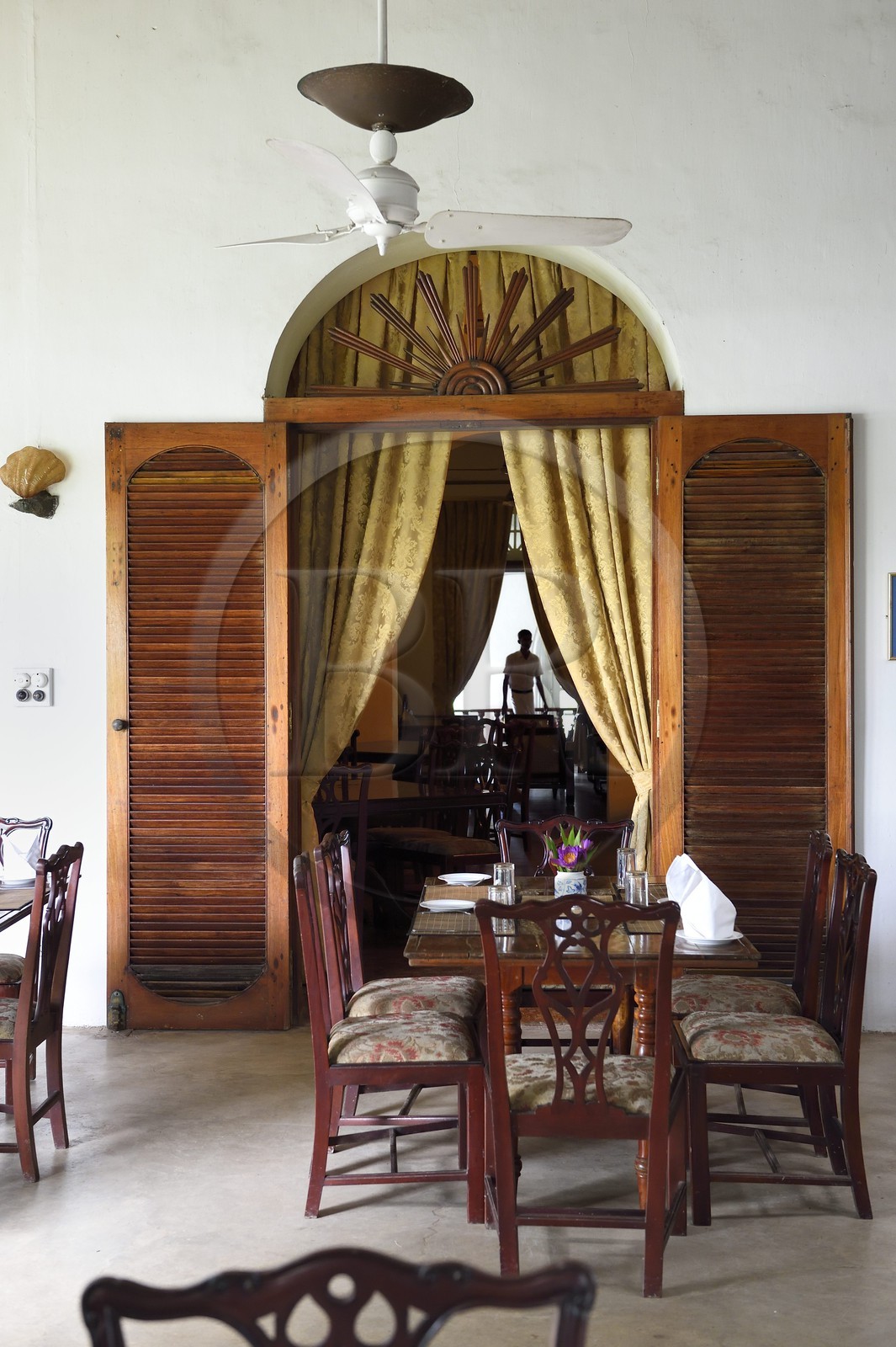 Sri Lanka, Province du Sud, Galle, Hotel Closenberg