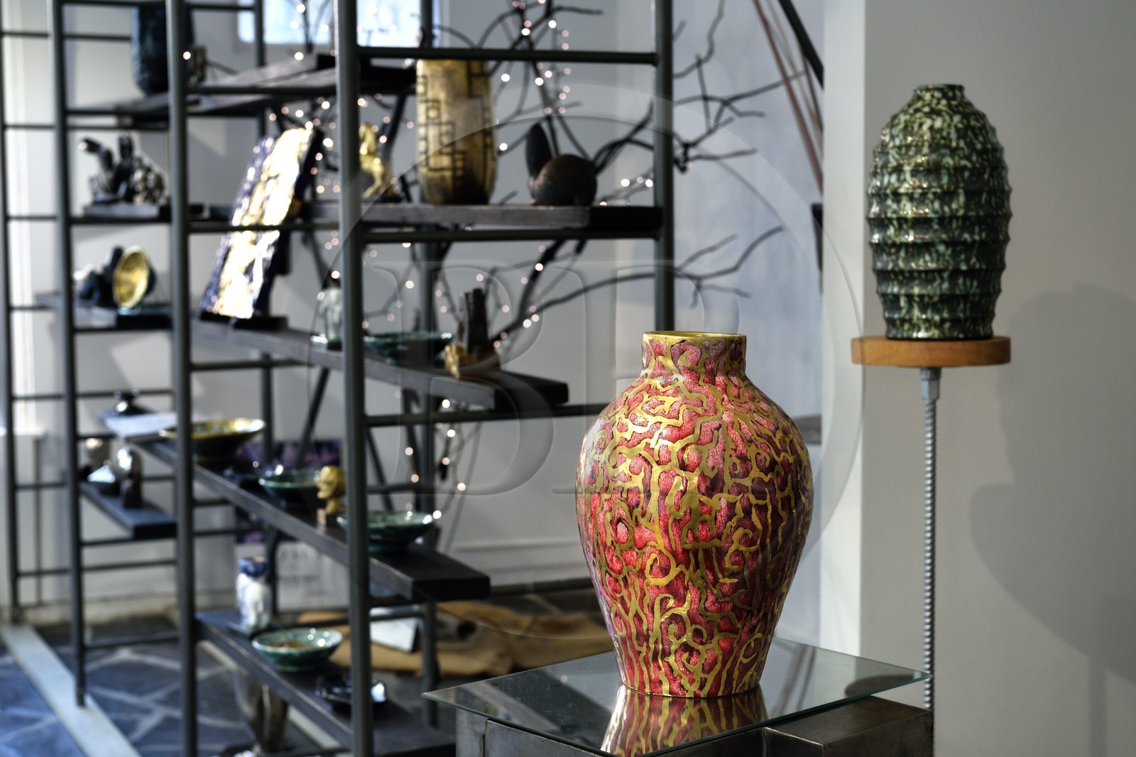 France, Pyrénées-Atlantiques (64), Pays-Basque, Biarritz, boutique de Céramique Cazaux