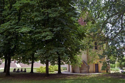 France, Moselle, Metz, Chapel of the Knights Templar, unique remnant of a Templar commandery founded in the 12th century