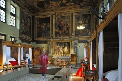 France, Côte-d'Or (21), l'Hôtel-Dieu des Hospices de Beaune, salle Saint Hughes