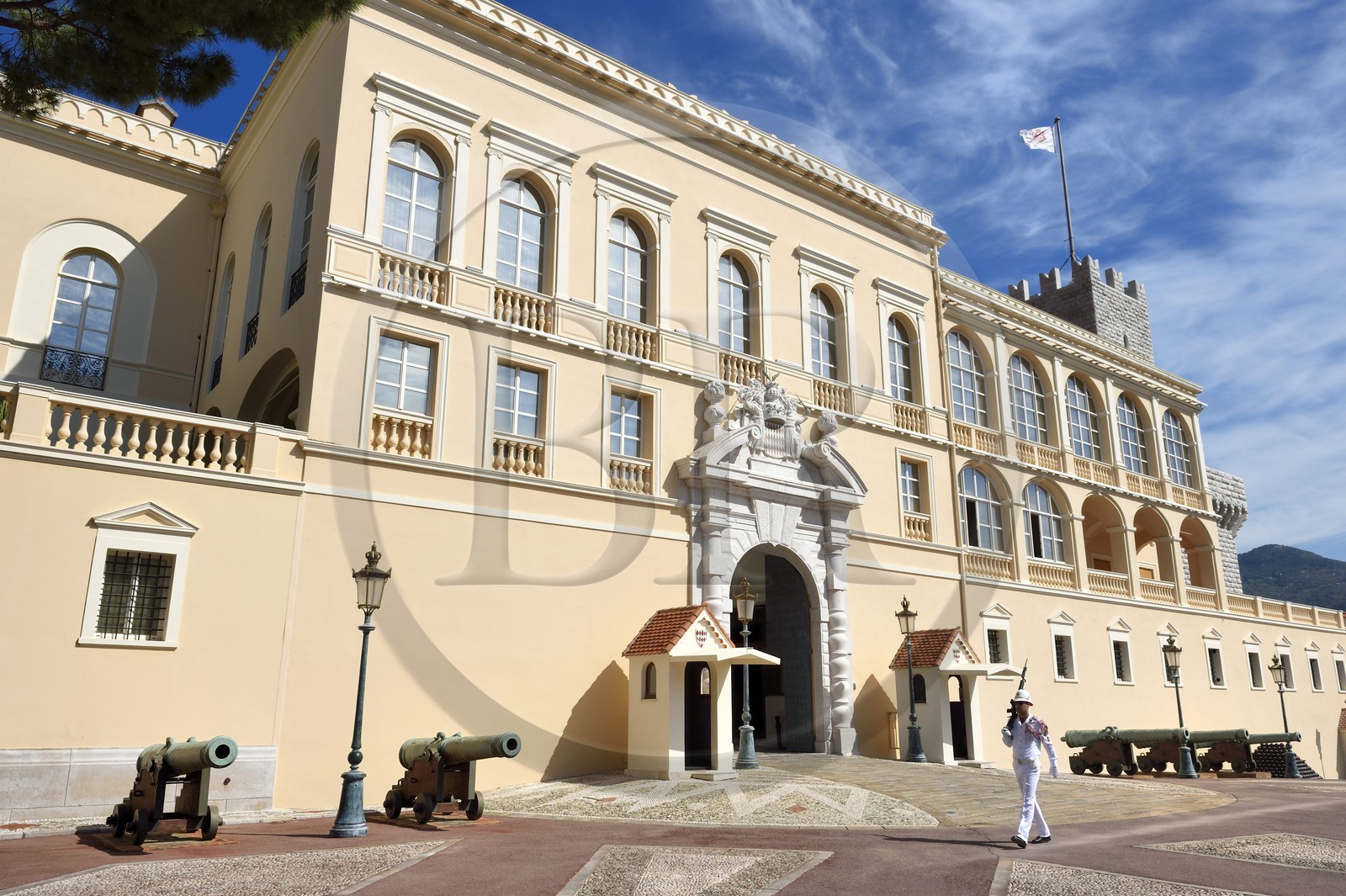 Principauté de Monaco, Monaco, le palais princier sur le Rocher