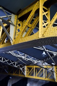 France, Rhône (69), Lyon, salles de concerts halle Tony Garnier de l'architecte Tony Garnier, la structure métallique