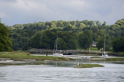 France, Finistere, the river of Morlaix between Locquenole and Lanugy