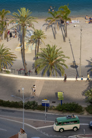 France, Alpes-Maritimes (06), Menton, la plage des Sablettes
