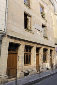 France, Paris (75), ancienne Maison de Nicolas Flamel bâtie en 1407 au 51 rue de Montmorency