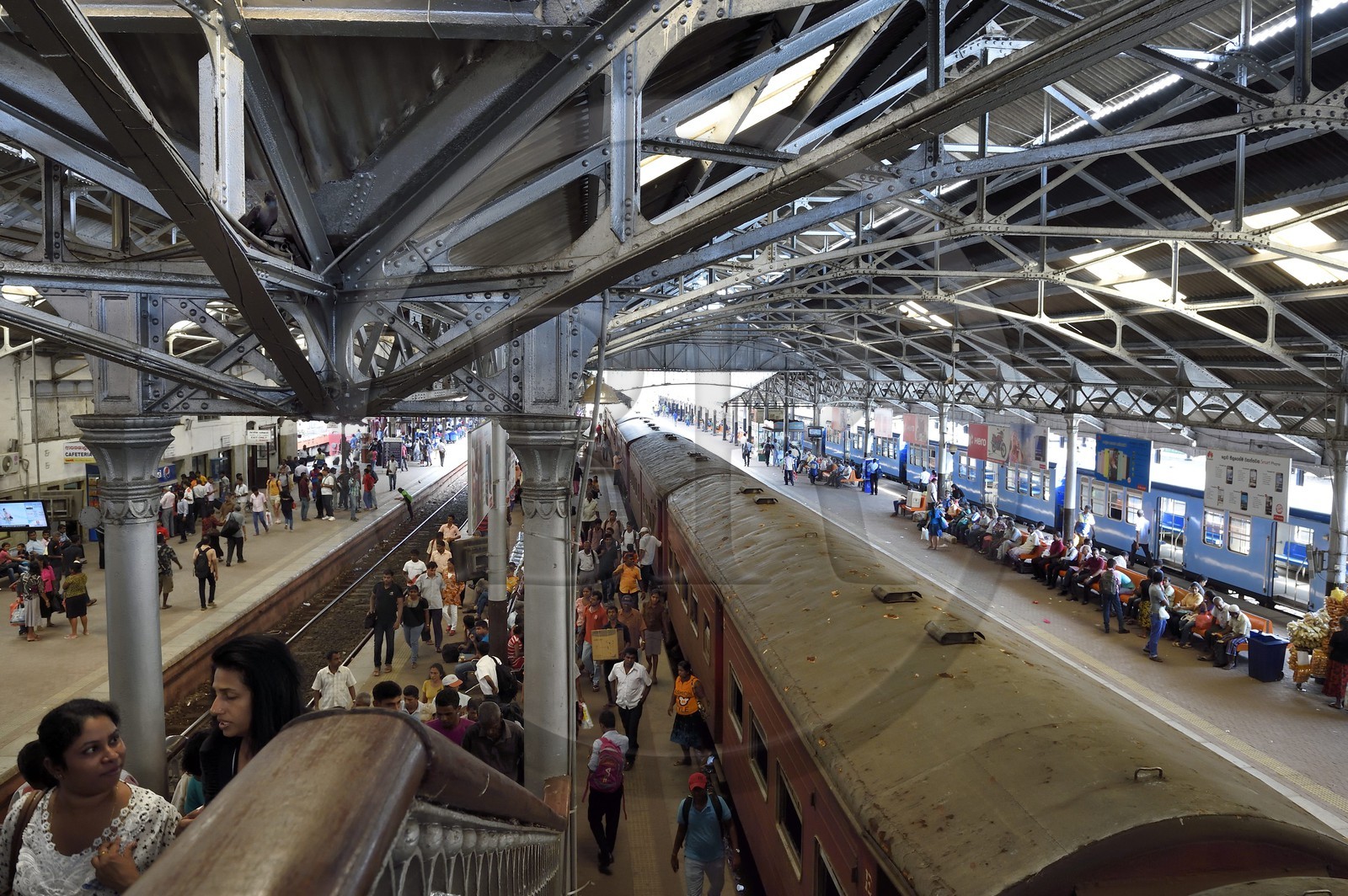 Sri Lanka, Colombo, gare centrale du Fort