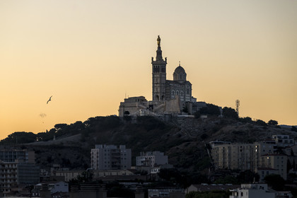 France, Bouches-du-Rhône (13), Marseille, basilique Notre-Dame de la Garde