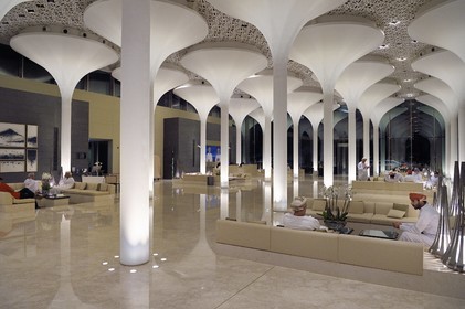 Sultanate of Oman, Muscat, Hotel Kempinsky lobby