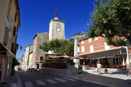 France, Var (83), Parc Naturel Régional du Verdon, village de Aiguines