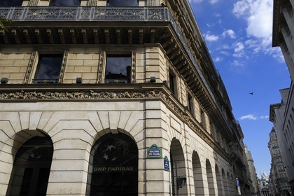 France, Paris (75), la Maison Dorée sur le boulevard des Italiens