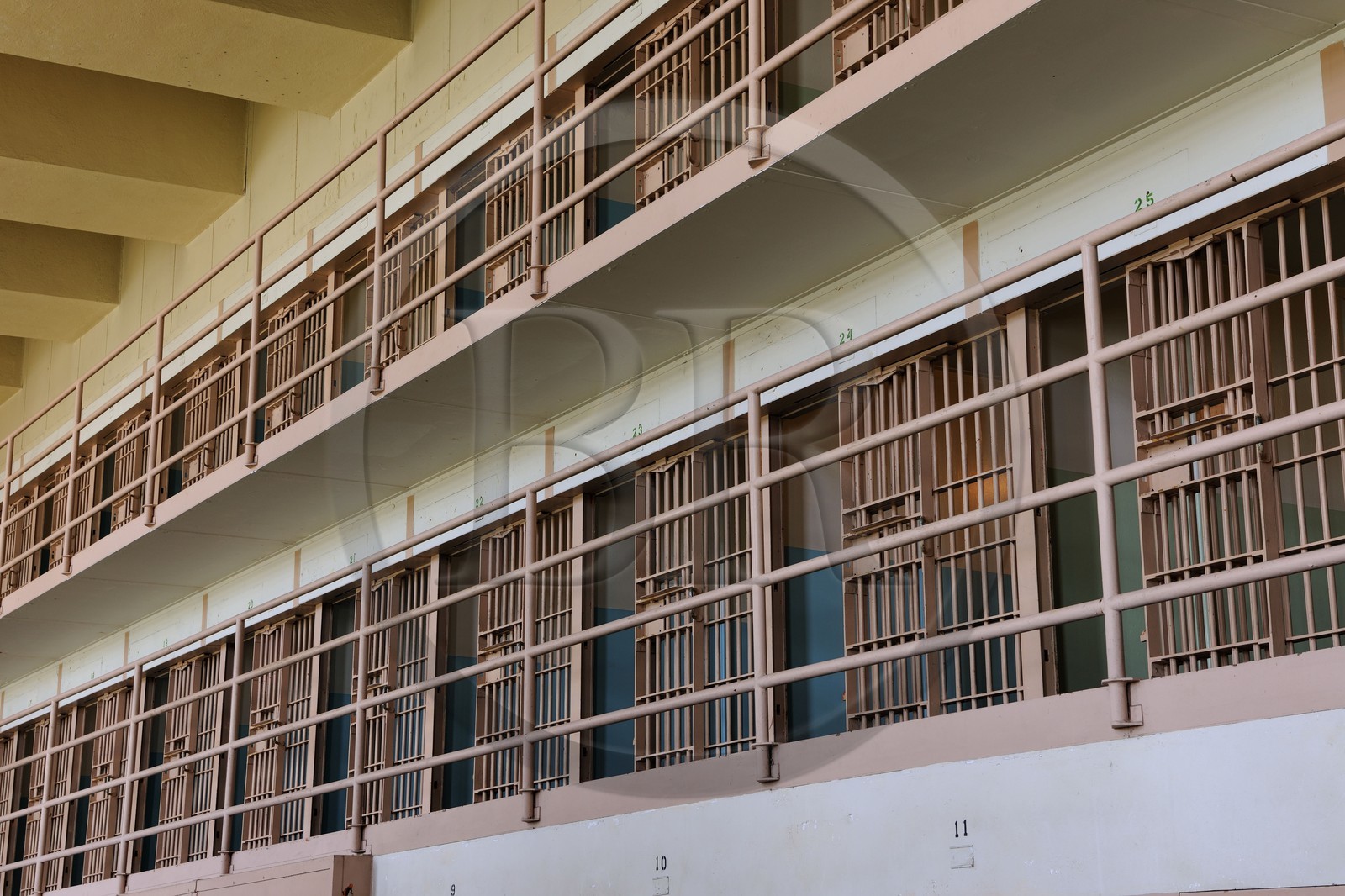 Etats-Unis, Californie, San Francisco, cellules du Q.H.S. de la prison d'Alcatraz