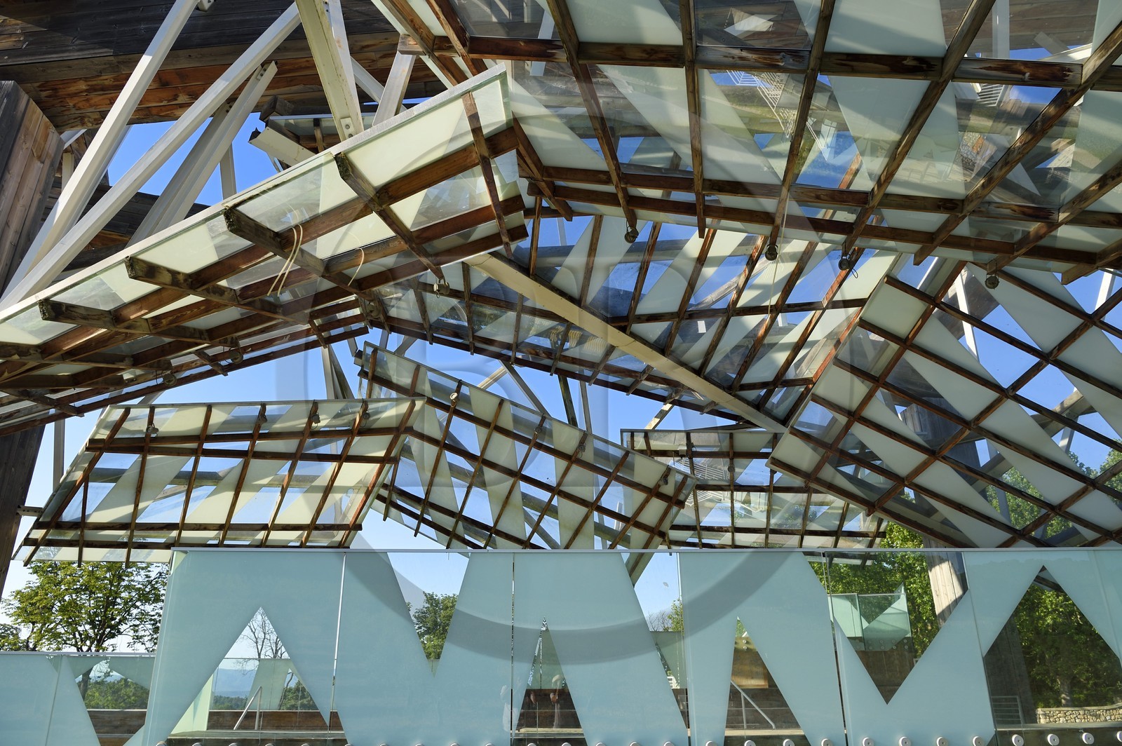 France, Bouches-du-Rhône (13),  Le Puy Sainte Réparade, Chateau La Coste domaine viticole et centre d'art contemporain, Pavillon de Musique par Frank O. Gehry (Mention Obligatoire)