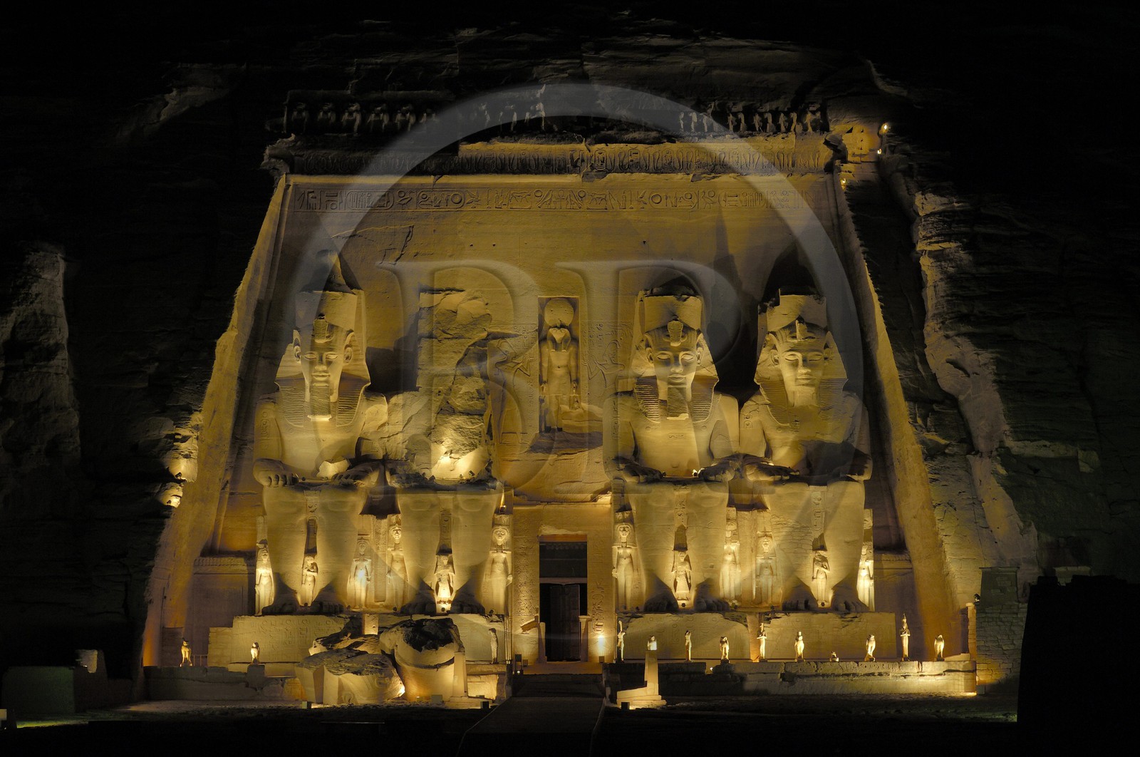 Egypte, Haute Egypte, Nubie, Abou Simbel, site classé Patrimoine Mondial de l'UNESCO, temple de Ramsès II