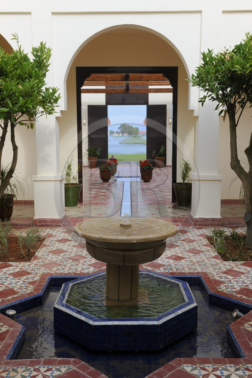 Maroc, région de l'Oriental, station balnéaire de Mediterrania Saïdia, le Palmeral Golf Saïdia