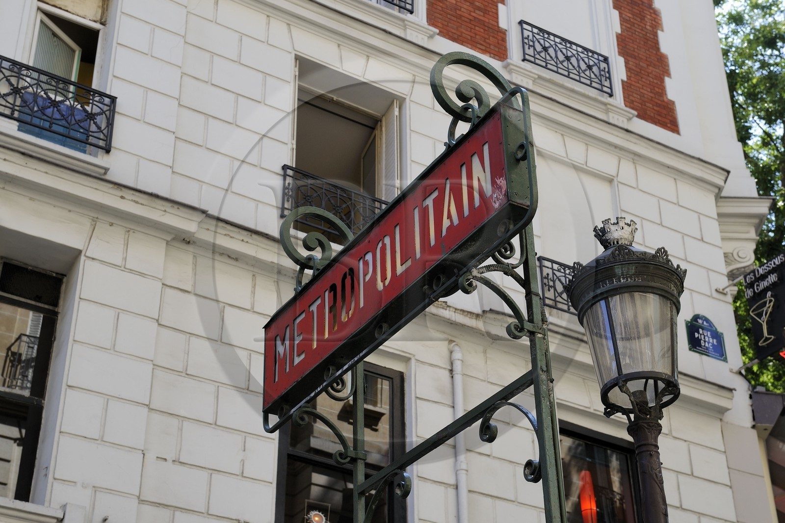 France, Paris (75), station de metro Lamarck-Caulaincourt