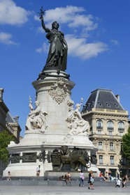France, Paris (75), place de la République