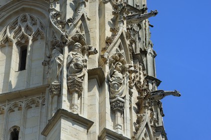 France, Seine Maritime, Rouen, Notre Dame of Rouen Cathedral, the Tour de Beurre (Butter Tower)
