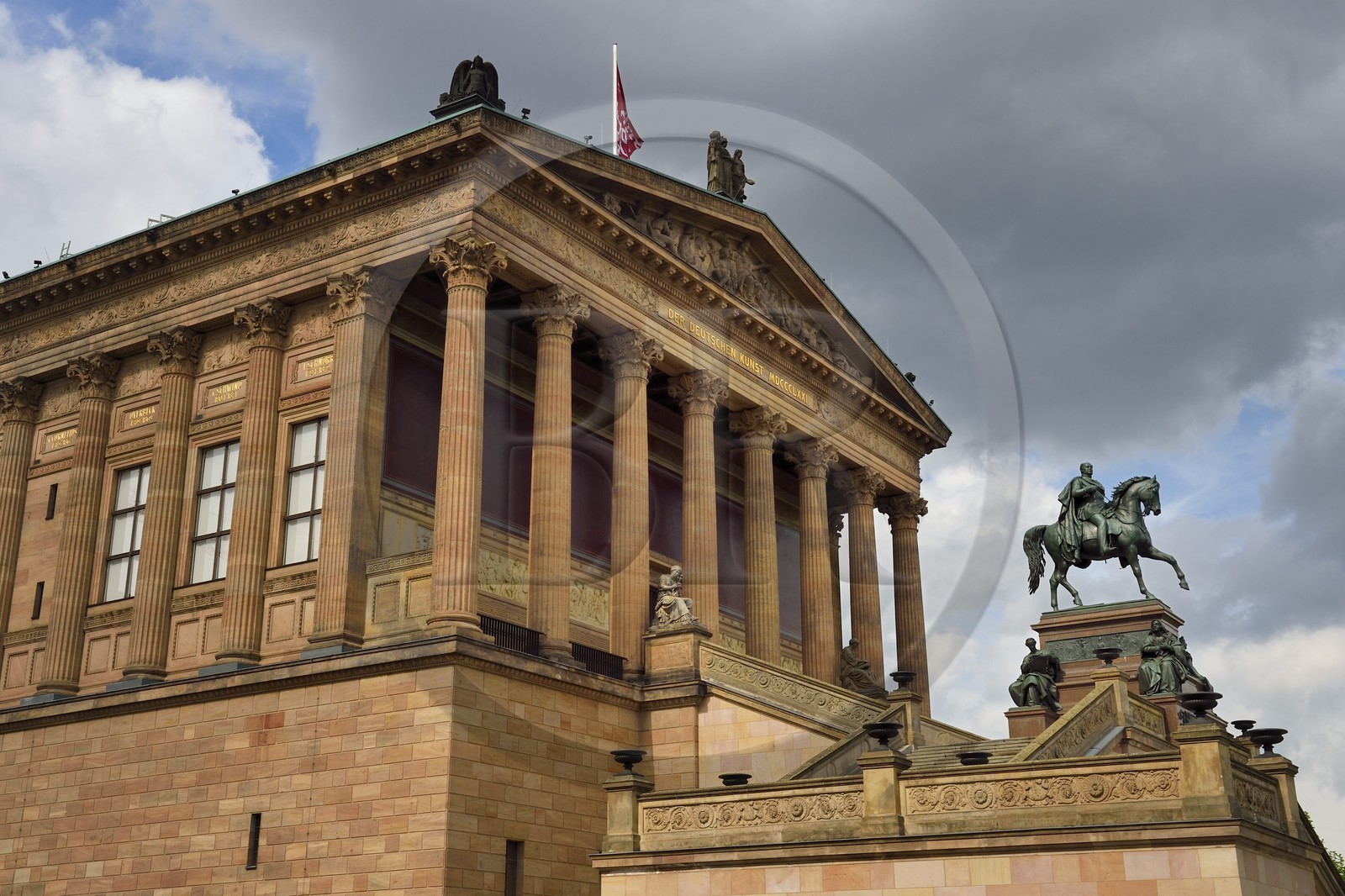 Germany, Berlin, Museum Island, listed as World Heritage by UNESCO, the Alte Nationalgalerie