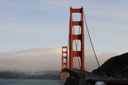 Etats-Unis, Californie, San Francisco, le pont du Golden Gate Bridge