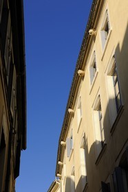 France, Gard (30), Nimes, immeuble rue Auguste Pelet