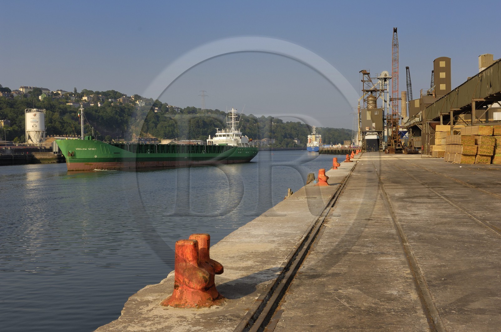 Irlande, Comté de Cork, Cork, Kennedy quay sur le port