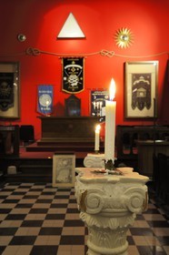 France, Paris (75), Grande Loge de France (GLDF), temple maçonnique